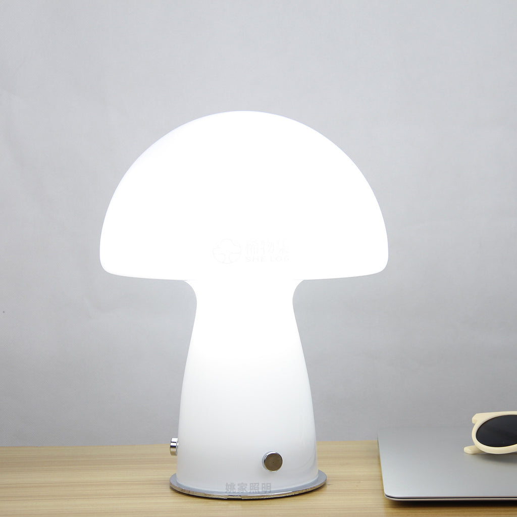 Bauhaus Table Lamp Nordic Minimalist Bedroom Mushroom Lamp Creative Yellow White Bauhaus Lamp Manufacturer Customization