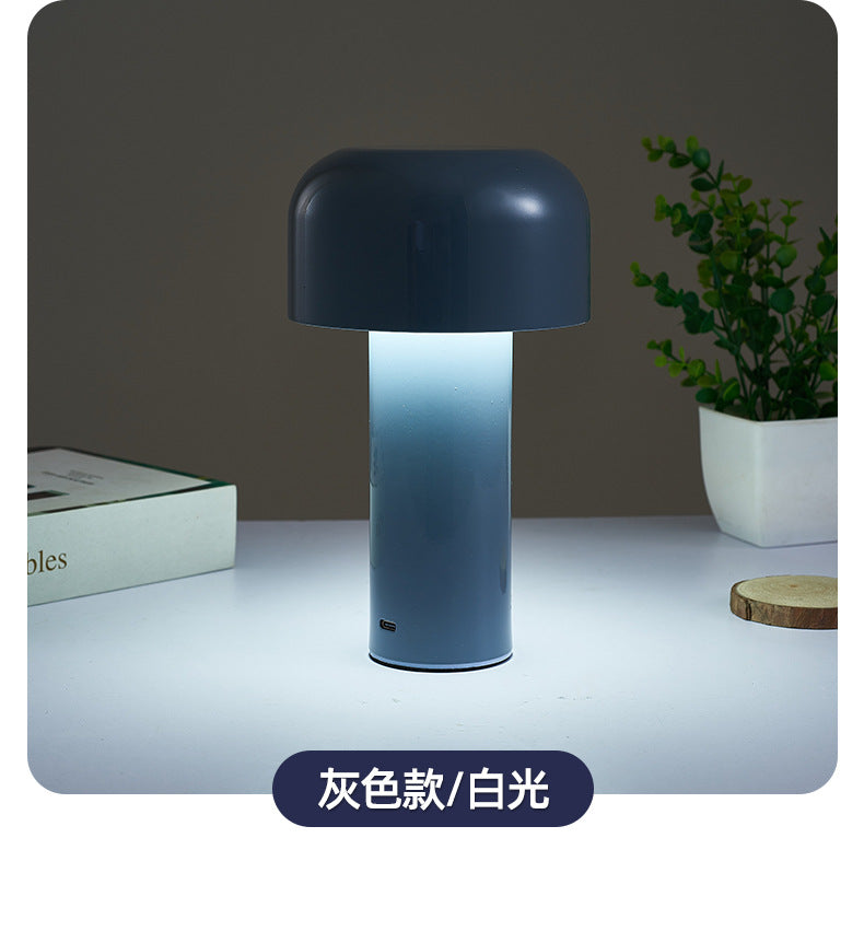 Creative Bellhop Mushroom Lamp led Bedroom bedside bar ambiance usb Rechargeable Decorative Night Light