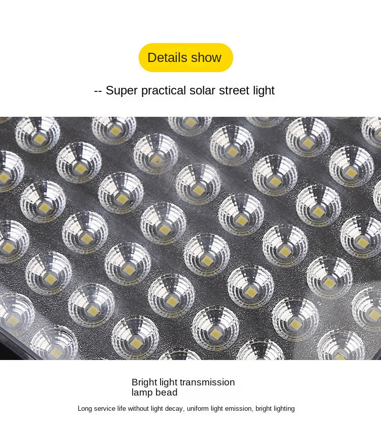 Wholesale Integrated LED Solar Street Light Human Induction New Rural Household Outdoor Garden Lamp ABS Body IP65 for Road