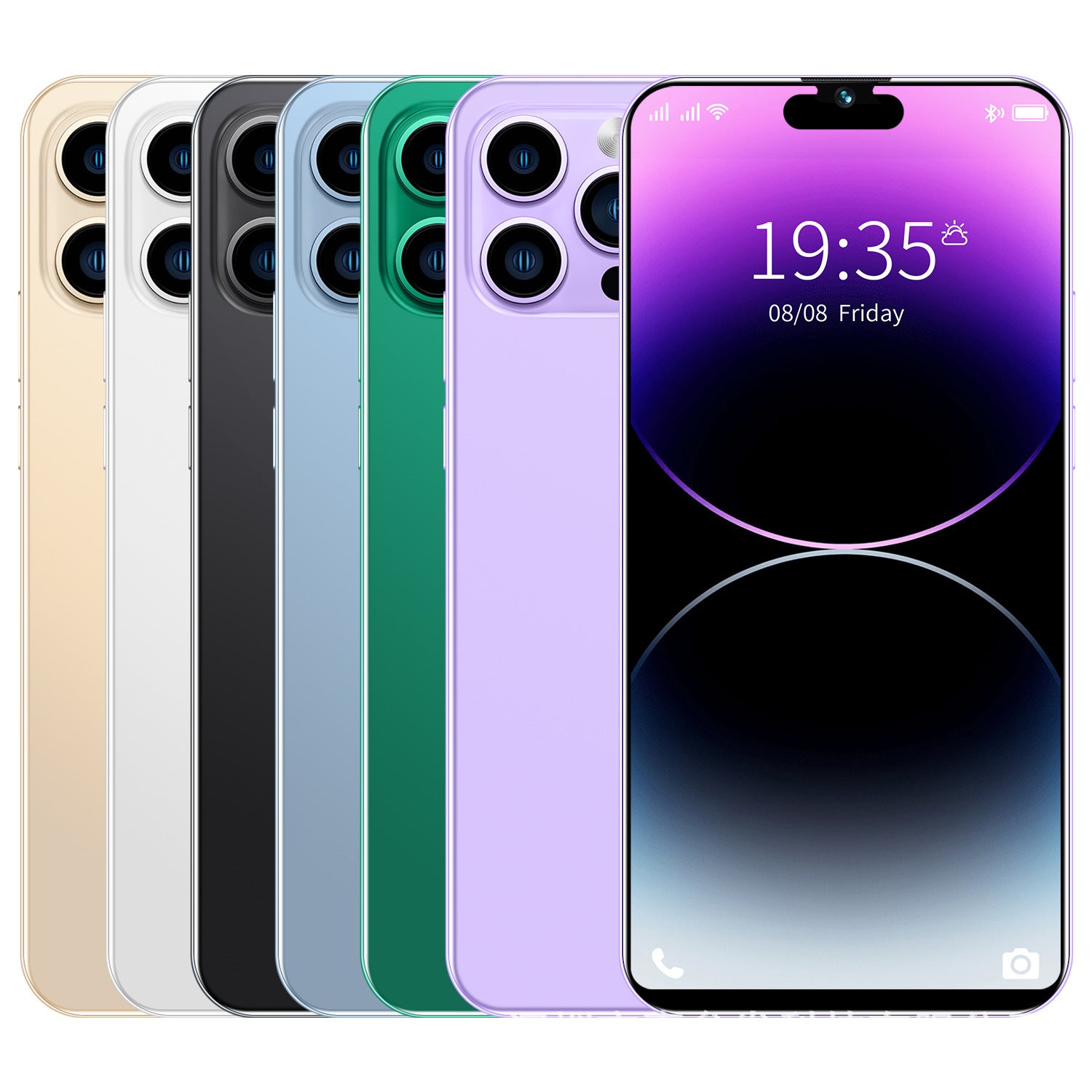 New Mobile Phone i15ProMAX2+16HD Large Screen In Stock Android Smartphones Bestsellers