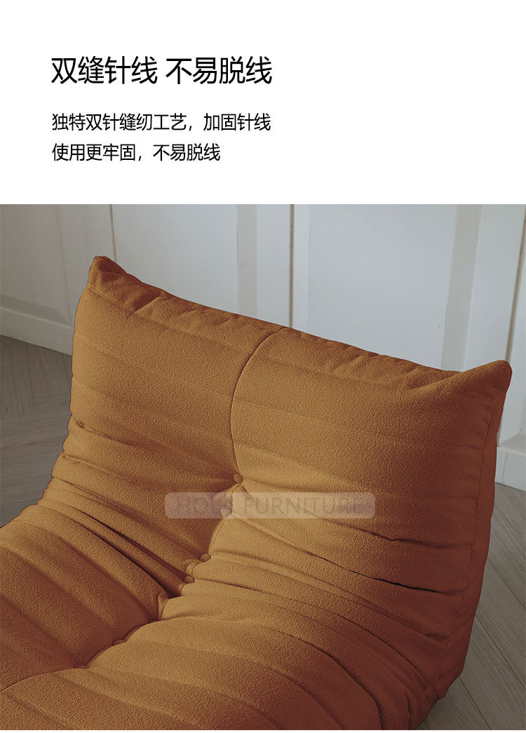 Compression sofa Vacuum Compression Sofa Caterpillar Full Sponge Single Chair Living Room Caterpillar Sofa