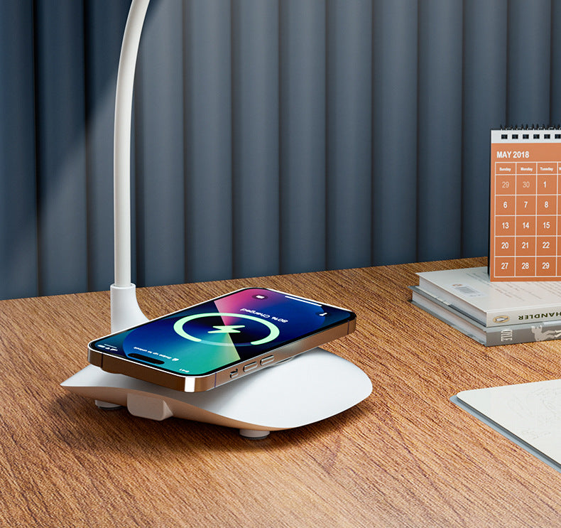 Creative desk lamp for students, eye protection, dormitory study led Reading lamp rechargeable and plug-in dual-use night light wholesale factory