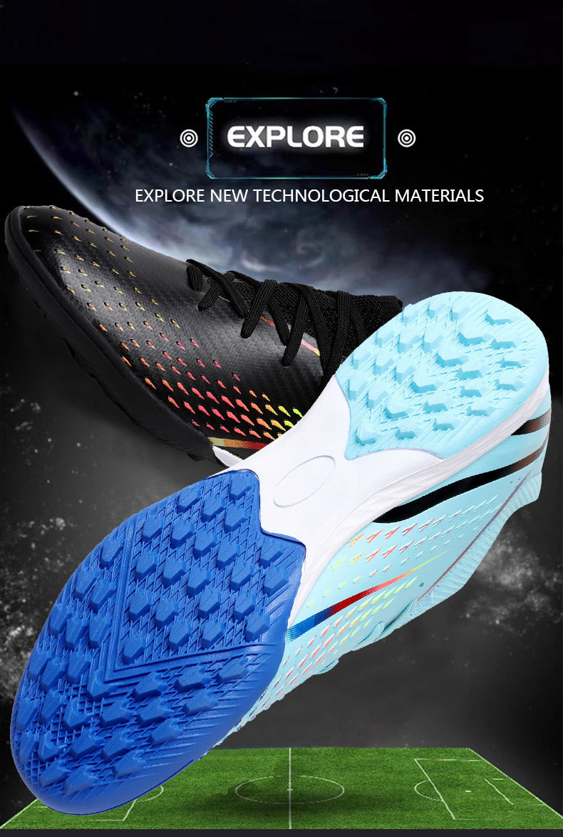 New Style Spike Soccer Shoes for Men, Students, Adults, Grass Training Long Spike Non-Slip Professional Competition Football Shoes