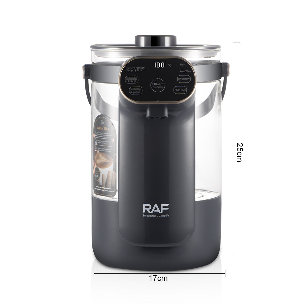 RAF European Standard Transparent Glass2.5L Electric Kettle Automatic Large Capacity Multi-Functional Kettle Overheat Protection