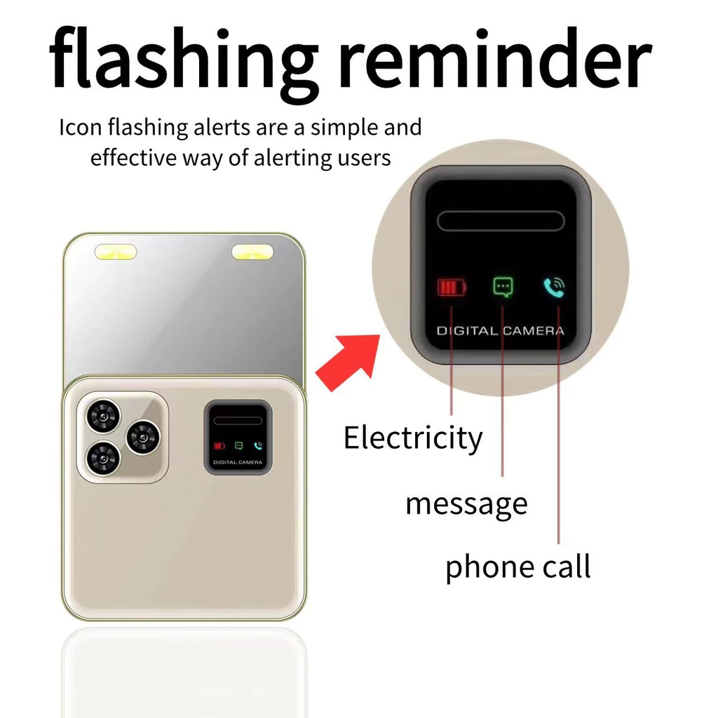 Mini Rotary Function button phonei19pro Rotate180Mini Phone