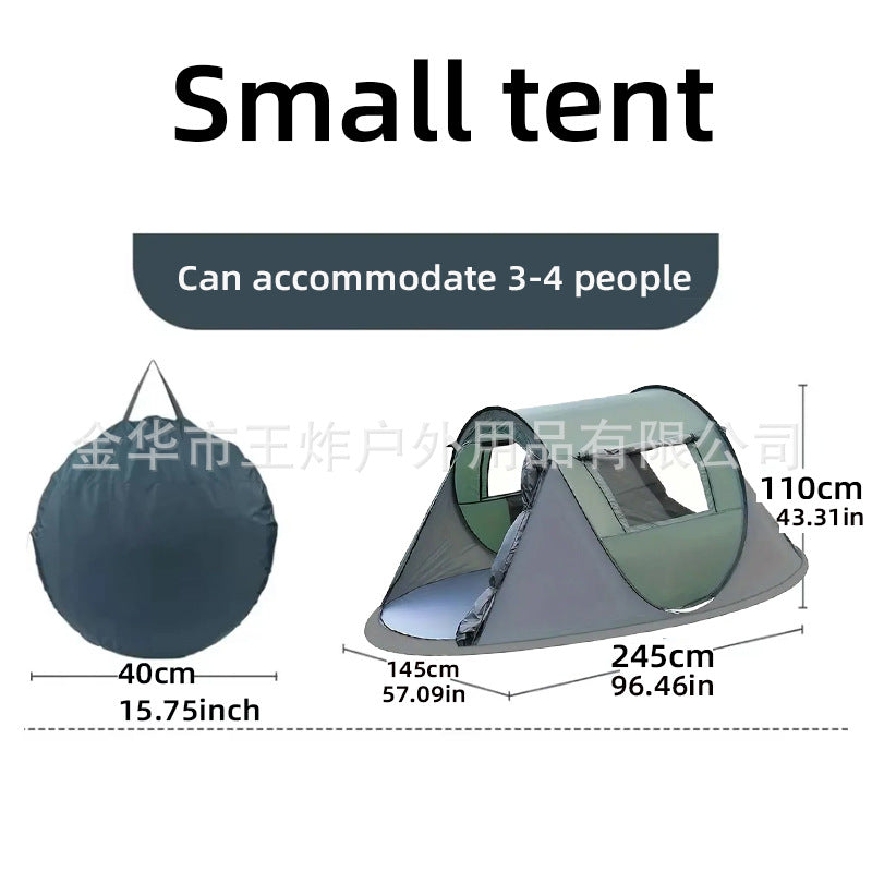 Hot-Selling Fully Automatic Hand-Pull Quick-Open Tent Travel Tent Camping Windproof Rainproof Sunproof Tent