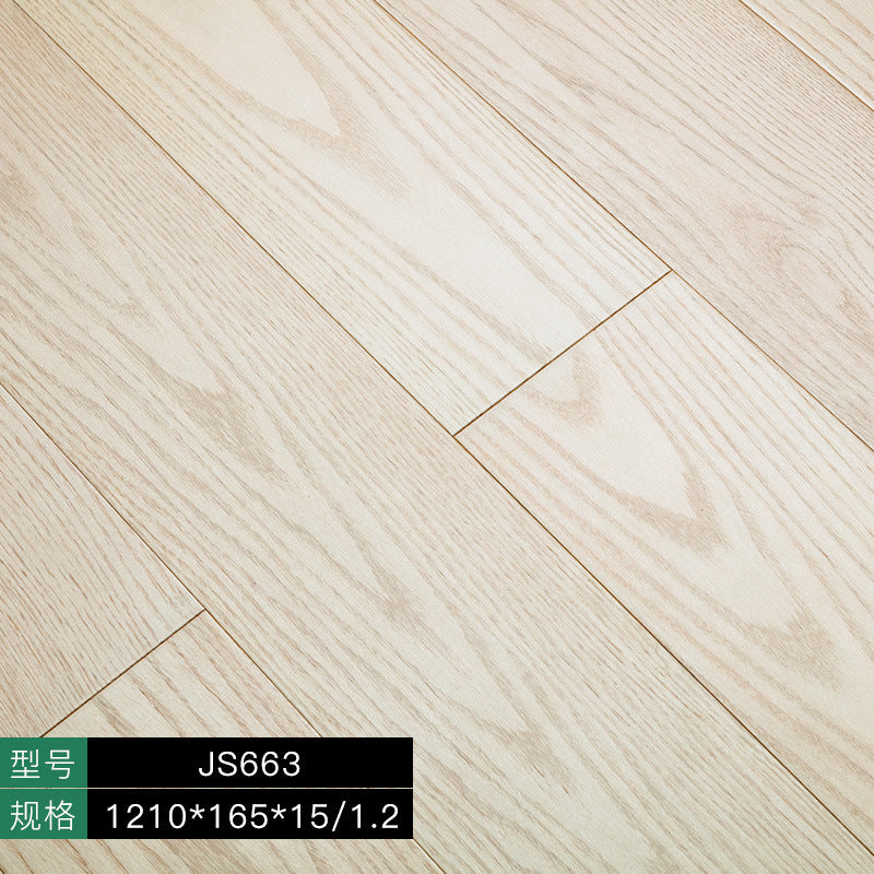 One square meter is also wholesale price Metallic Shiny Texture Sealing Wax Locking Floor Heating Red Oak Multi-layer Solid Wood Flooring