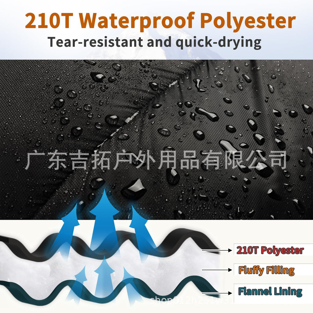 New Winter Sleeping Bag, Extra Wide and Thick, Warm Envelope Style Sleeping Bag for Outdoor Camping, Adult Quilt