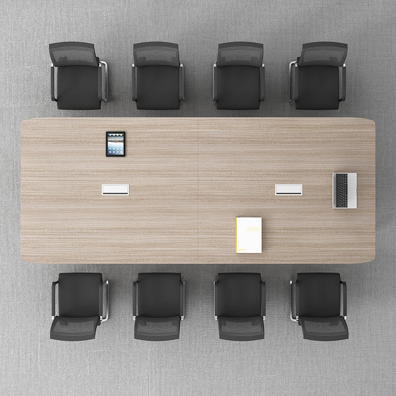 Conference Table Long Table Simple Modern Meeting Room Table and Chair Set Small Negotiation Training Table Long Office Desk Furniture