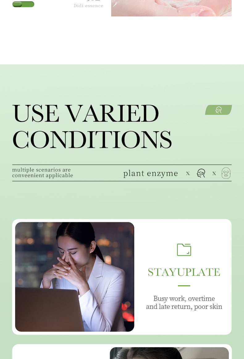 Plant Enzyme Mask25gBIOAOUA Hydrating and Moisturizing Tablets for Cross-Border Wholesale