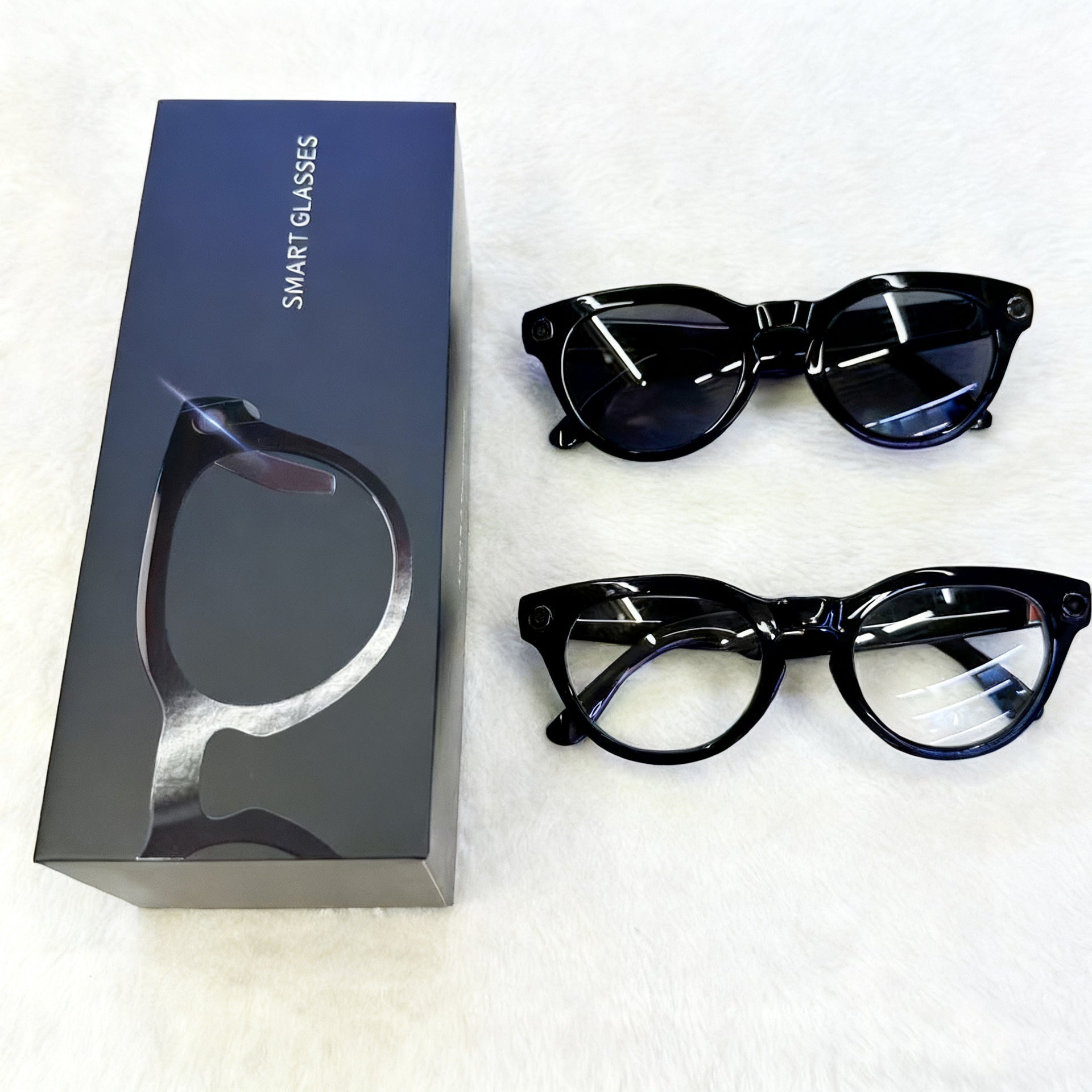 V03-T6Smart Glasses800100 Megapixel Camera with Image Stabilization1200P Video Recording Audio Recording AI Translation Recognition