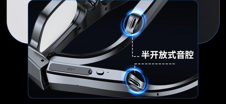 AI Glasses mate2Black Technology Translation Bluetooth Glasses Camera Photo Outdoor Windproof Card Insert Video Glasses