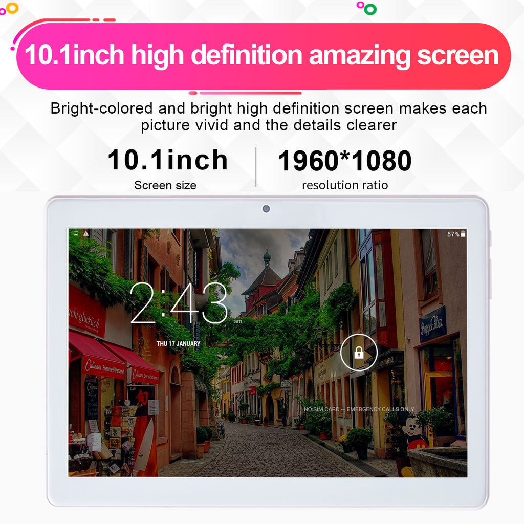 Smart Tablet S10New10.1inch children's learning tablet with eight cores IPS In-stock HD Screen