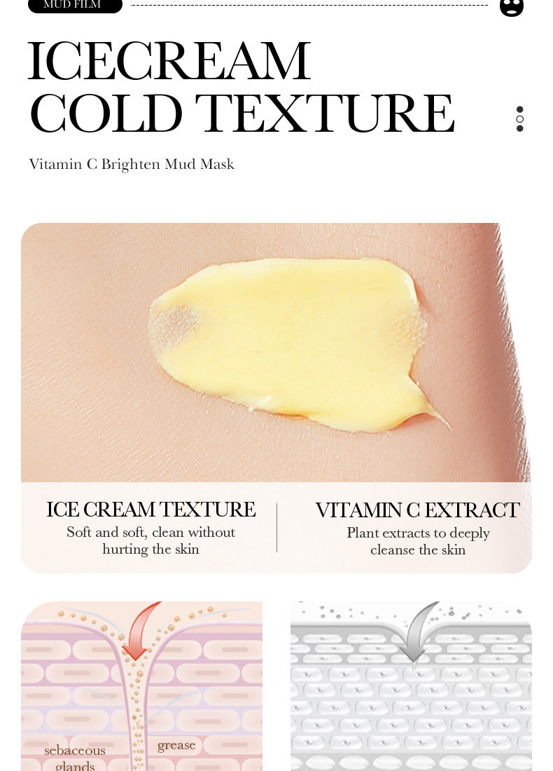 Cleansing Mask BIOAOUA Cucumber Pore Cleansing Smear-On Portable Mud Mask  Foreign Trade Wholesale