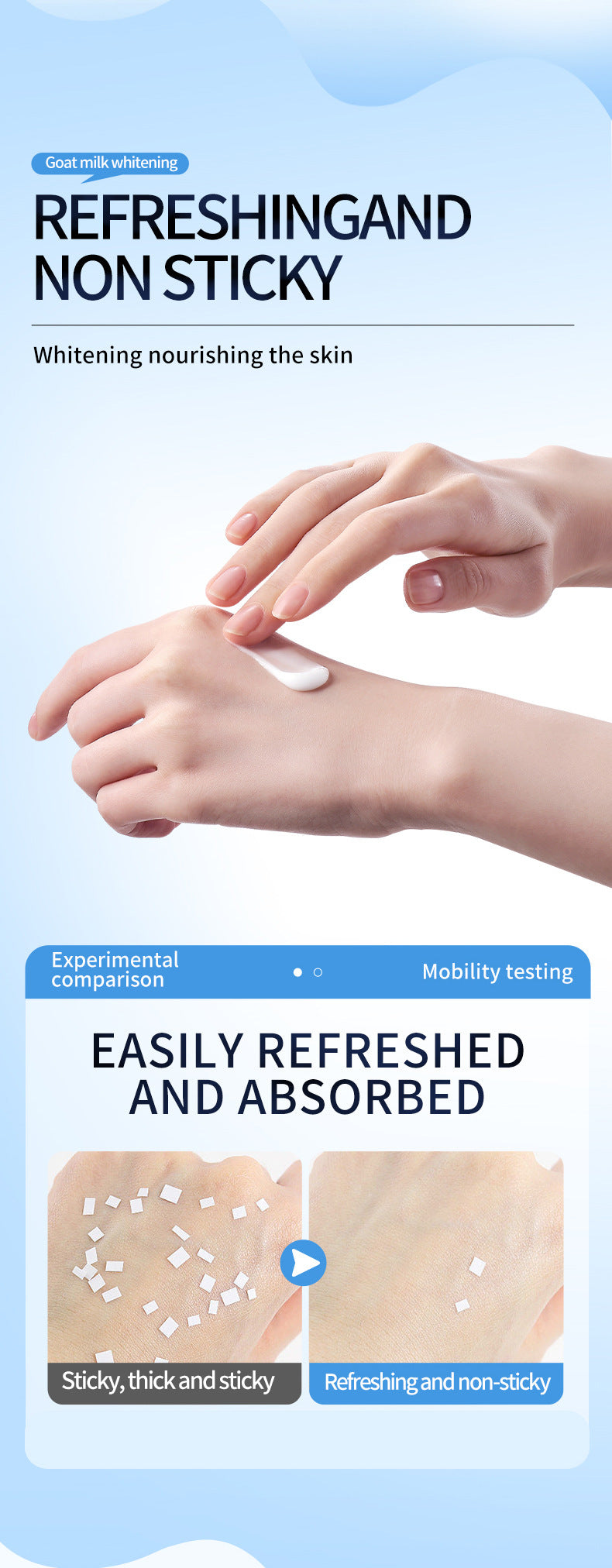 SADOER 山羊奶美白护手霜 秋冬季保湿护手霜 跨境外贸批发