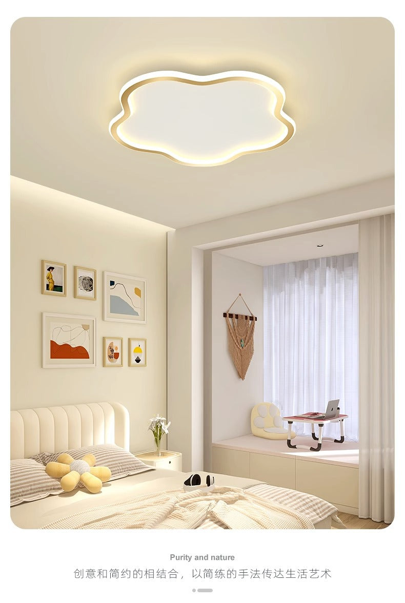 Creative Bedroom Main Light for Home Use led Ceiling Lamp Simple Modern Living Room Lamp Room Restaurant Study Flower Lighting