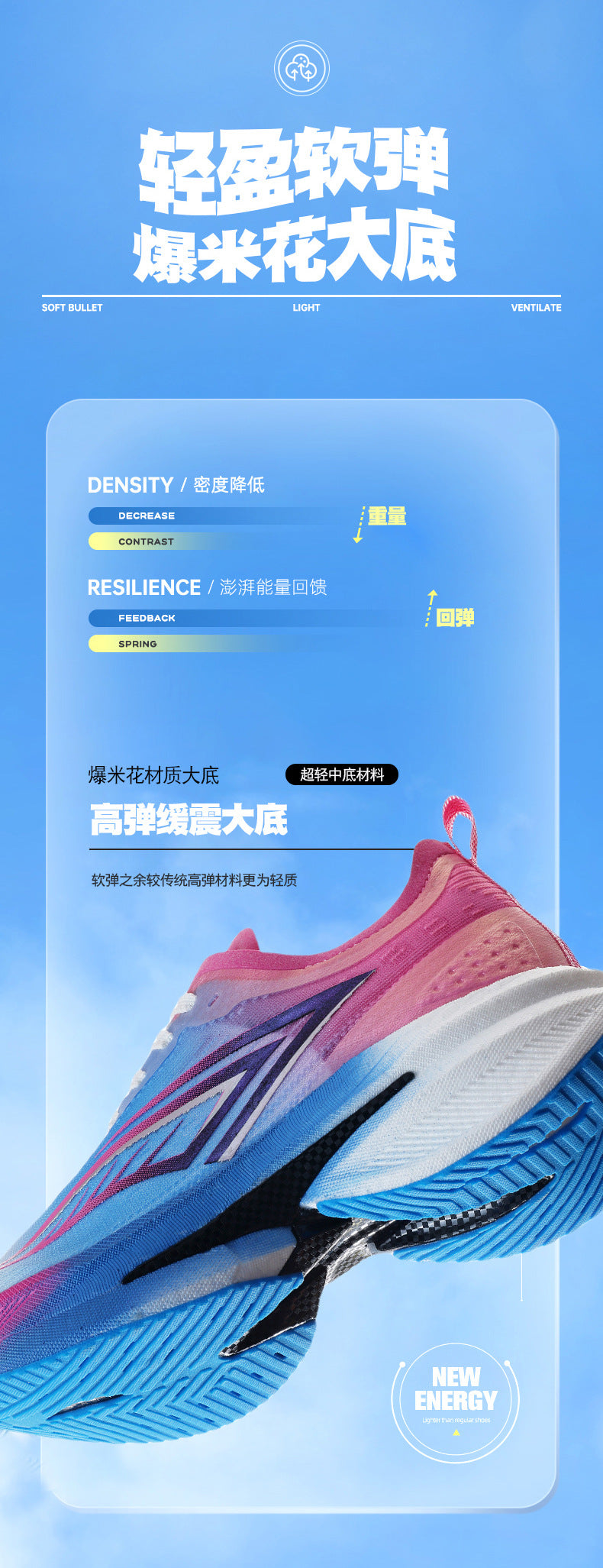 Spring Running Shoes Professional Physical Test Student Middle School Entrance Exam Field Training Shoes Carbon Plate Sports Casual Shoes Shock Absorption Men's Shoes