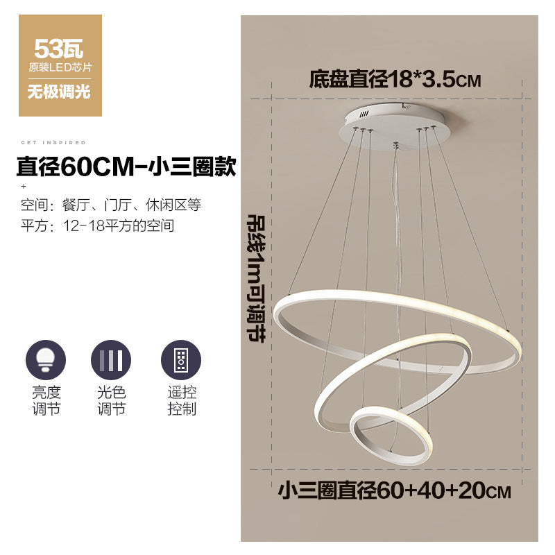 Dining Room Chandelier Nordic Modern Minimalist Dining Room Elegant and Luxurious led Chandelier Home Bedroom Living Room Chandelier