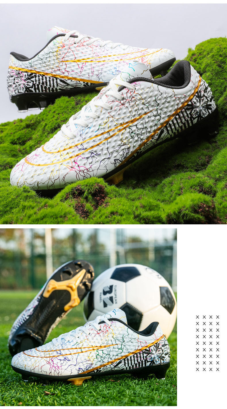 New professional football shoes for men and women AG Spike TF Broken Nail Youth Student Grassland Competition Training Shoes