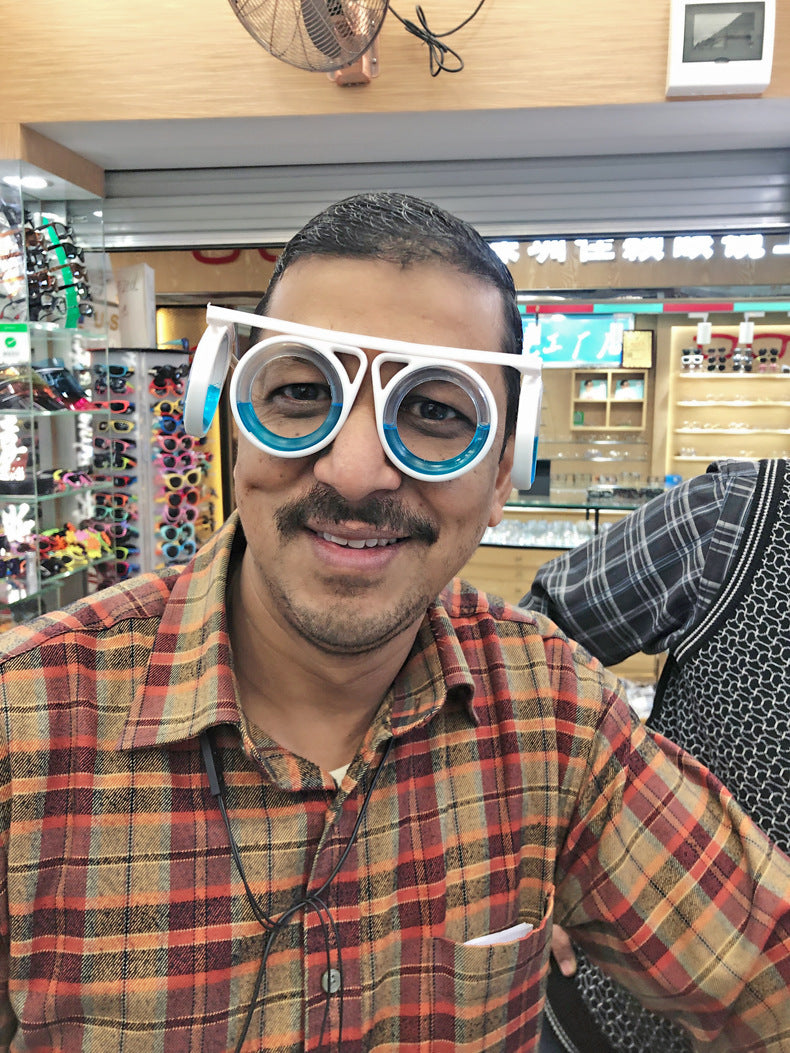 Same Style Technology Anti-Dizziness Boat Airplane Lens-Free Portable Folding Children Adult Liquid Glasses Goggles