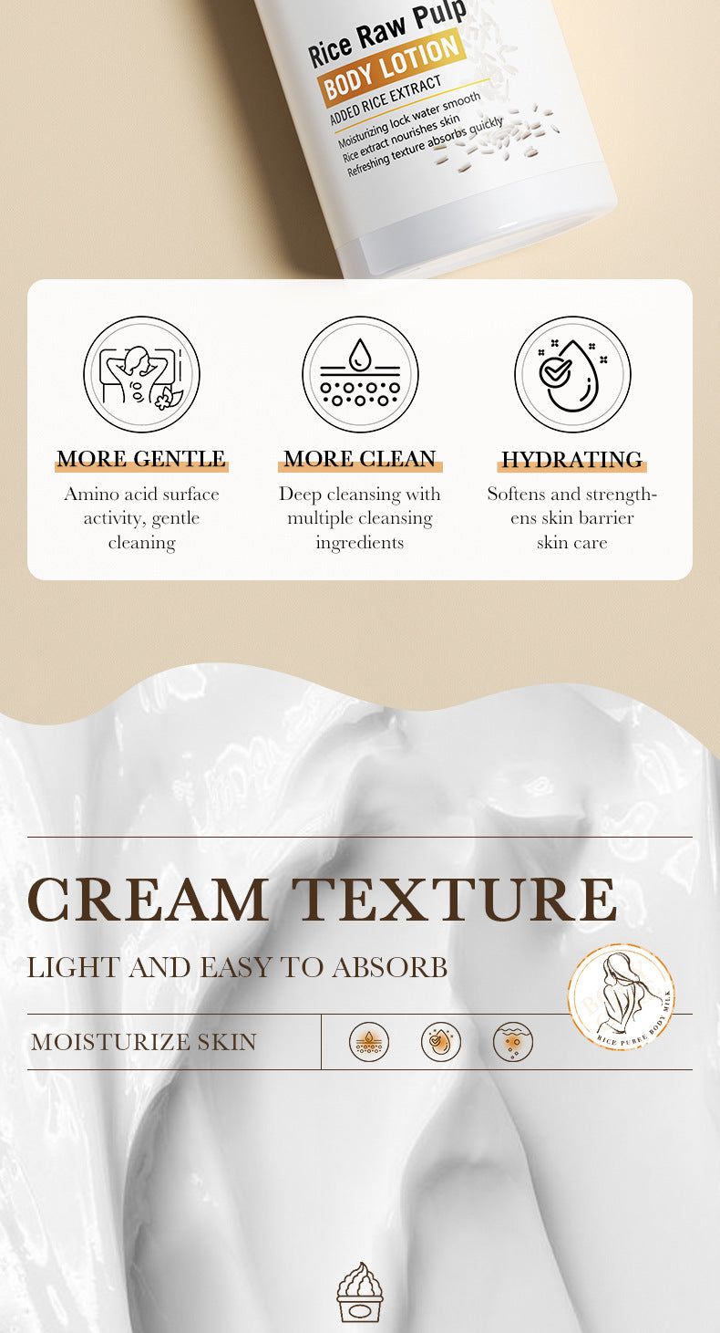 Full English Body Lotion250ml BIOAOUA Rice Moisturizing Hydrating Lotion  Wholesale