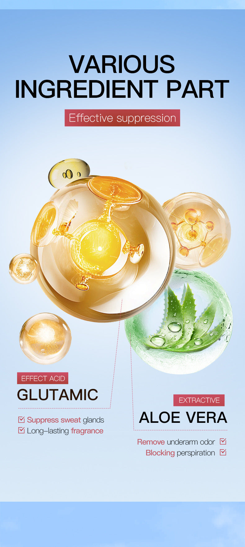 Full English Sakura Underarm Fragrance Spray SADOER Underarm Antiperspirant Spray  Wholesale