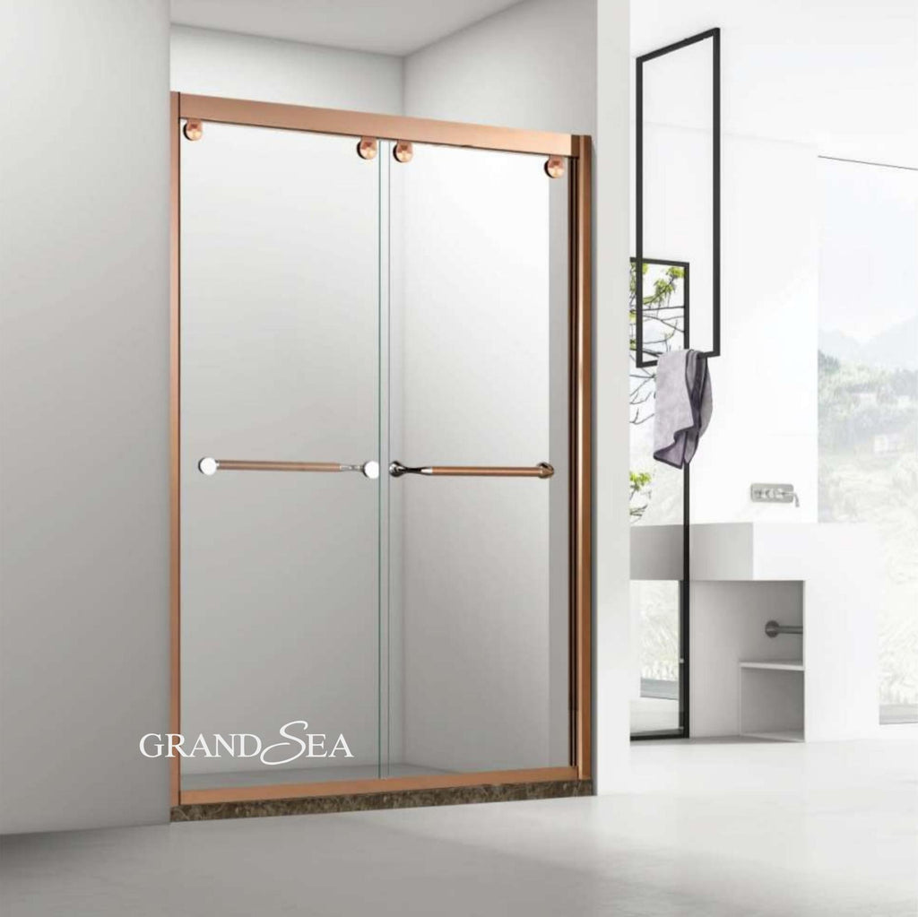 Factory Supplier Sliding Glass Shower Door Aluminum Frame Shower Rooms Bathroom in South Africa