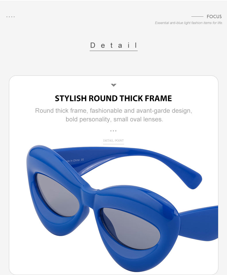 European and American Style Lip Sunglasses for Women Fashionable Party Quirky Personality Sunglasses Women's Glasses Wholesale Street Style Sun Protection