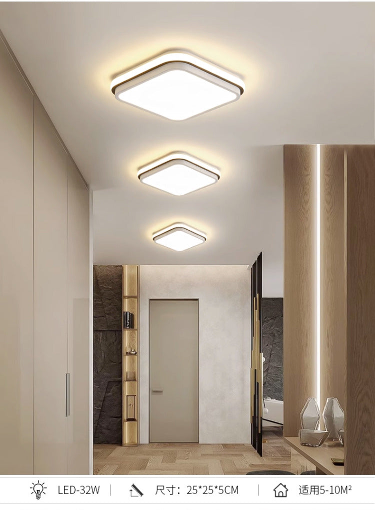 Simple and Modern led Ceiling Light Strip Shape Lamp for Training Room Classroom Gym Car Beauty Lighting Fixture