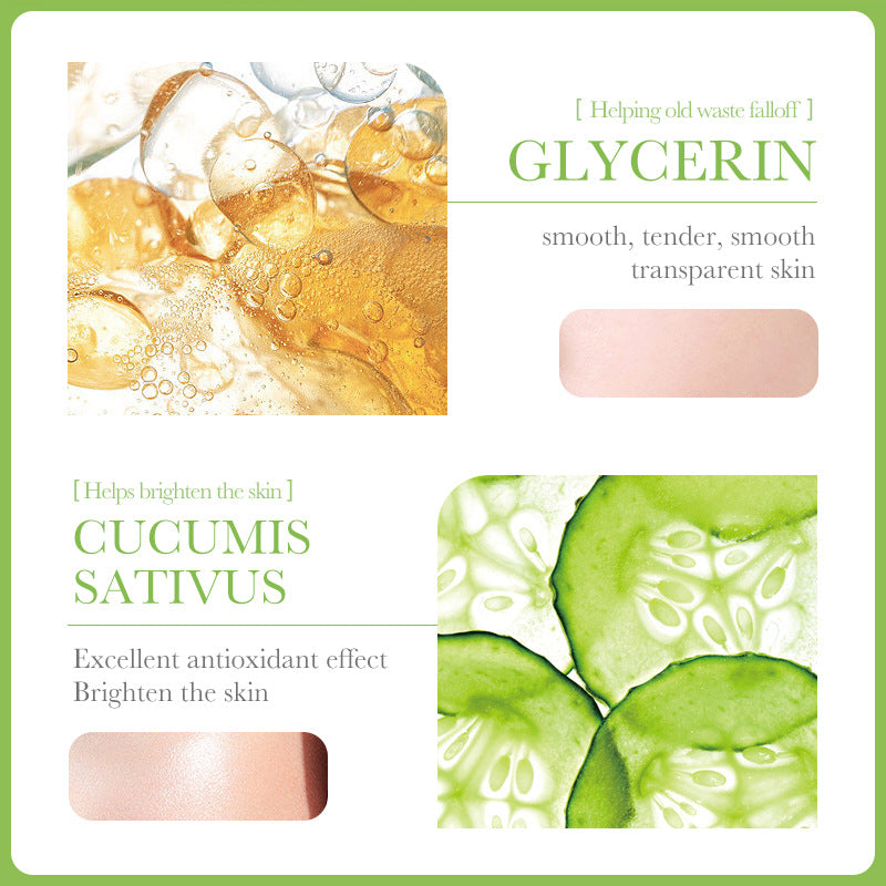 Full English Cleansing Mask BIOAOUA Cucumber Pore Cleansing Smear-On Portable Mud Mask  Foreign Trade Wholesale