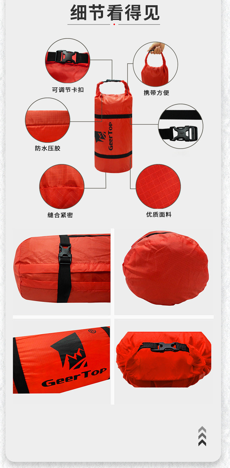 Jituo Tent Polyester Round Bottom Drawstring Storage Bag Thickened Waterproof Portable Outdoor Camping Tent Storage Bag