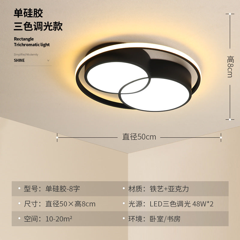 round led Ceiling Lamp Bedroom Lamp Modern Minimalist Living Room Lighting New Hotel Room Restaurant Room Lighting