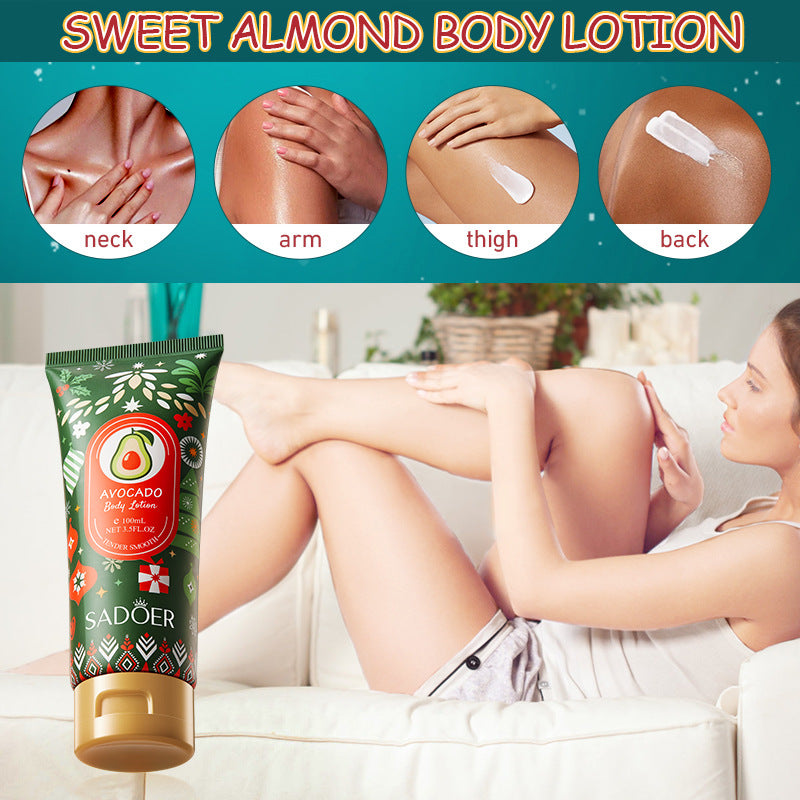 Avocado Moisturizing Body Lotion SADOER Autumn and winter moisturizing body cream cross-border foreign trade wholesale