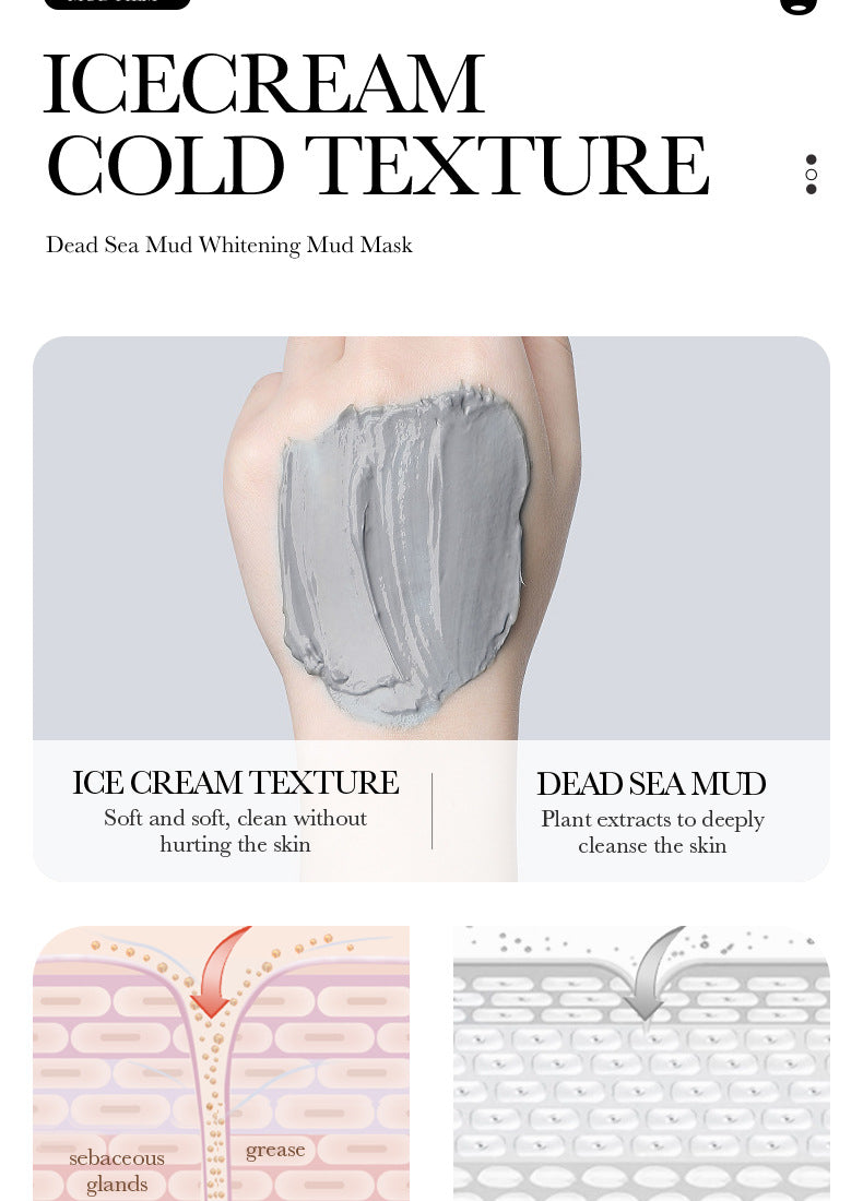 Cleansing Mask BIOAOUA Cucumber Pore Cleansing Smear-On Portable Mud Mask  Foreign Trade Wholesale