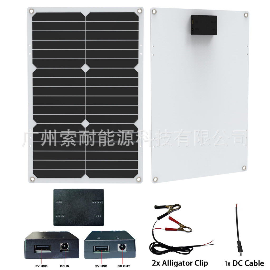 Solar Energy Kit System:12V Inverter 30A Controller 18W Solar Panel Solar System