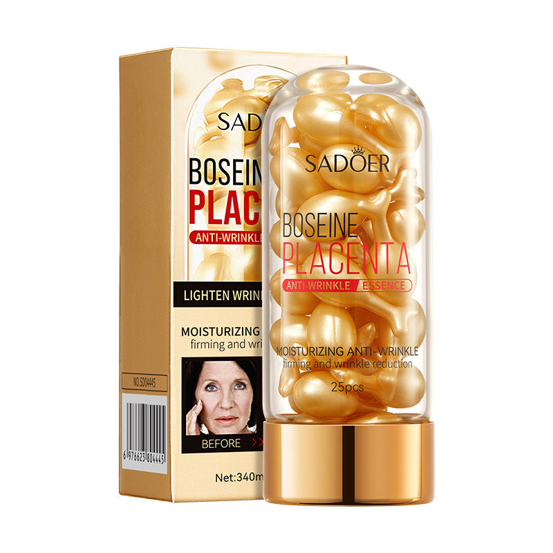 Full English Capsule Essential Oil SADOER Snail Essence Milk Moisturizing and Rejuvenating Cream  Foreign Trade Wholesale