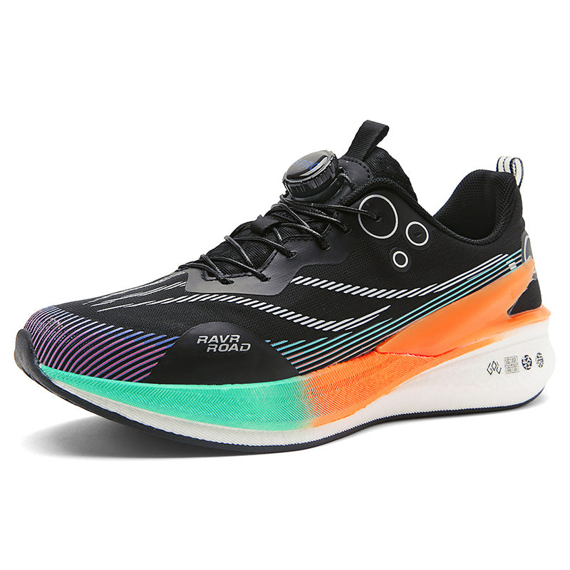 Red Rabbit8PRO Full-length Carbon Plate Men's and Women's Youth Racing Breathable Mesh Running Shoes Rotating Buckle Shock-absorbing Sports Shoes