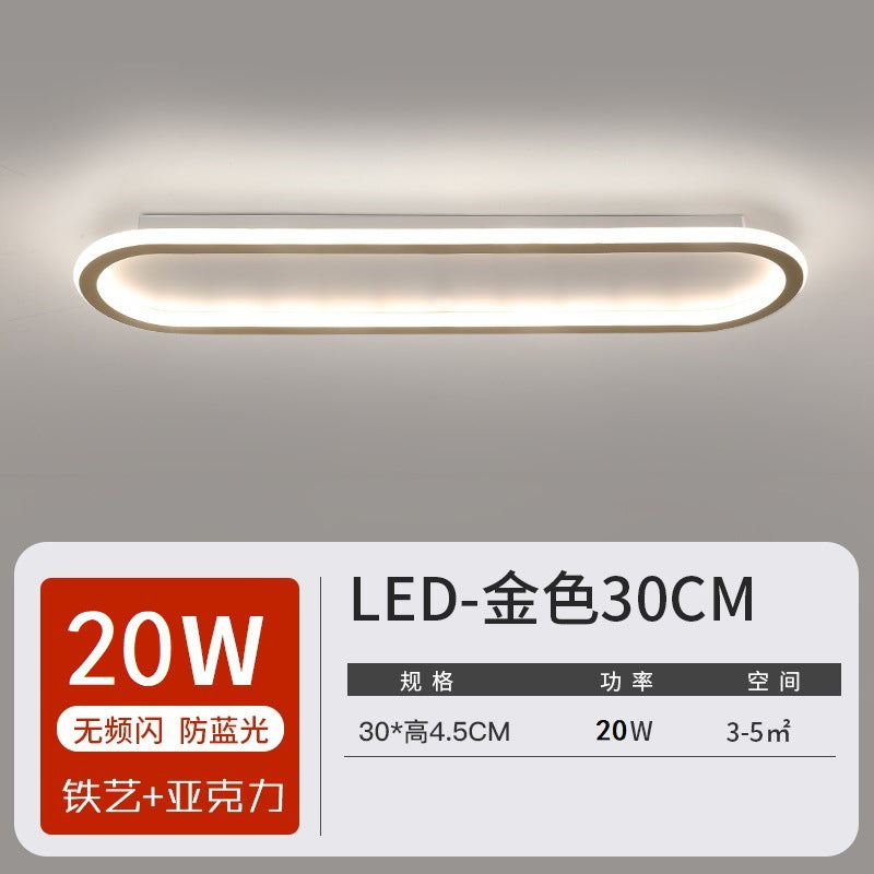 Nordic Ultra-Thin Ceiling Light Rectangular led Living Room Lamps Modern Minimalist Round Lamp Bedroom Lamp Office Lamps