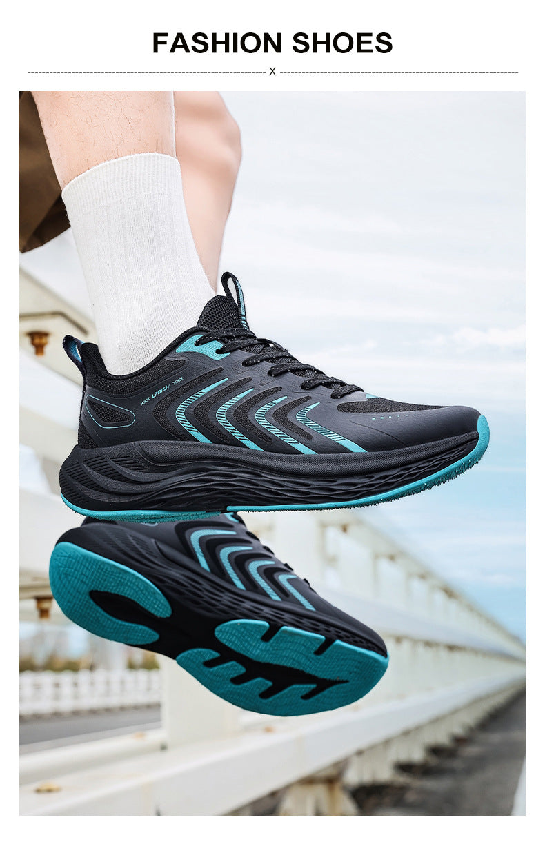 2025New Men's Shoes Lightweight Running Soft Sole Breathable Non-Slip Odor-Resistant Men's Mesh Outdoor Casual Shoes Sports Shoes