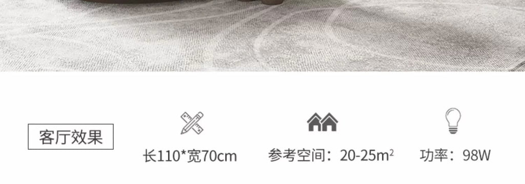 Lamp in the living room led Ceiling Light Modern Simple Elegant Main Light Three Rooms Two Halls Package Combination Lighting Zhongshan Lighting