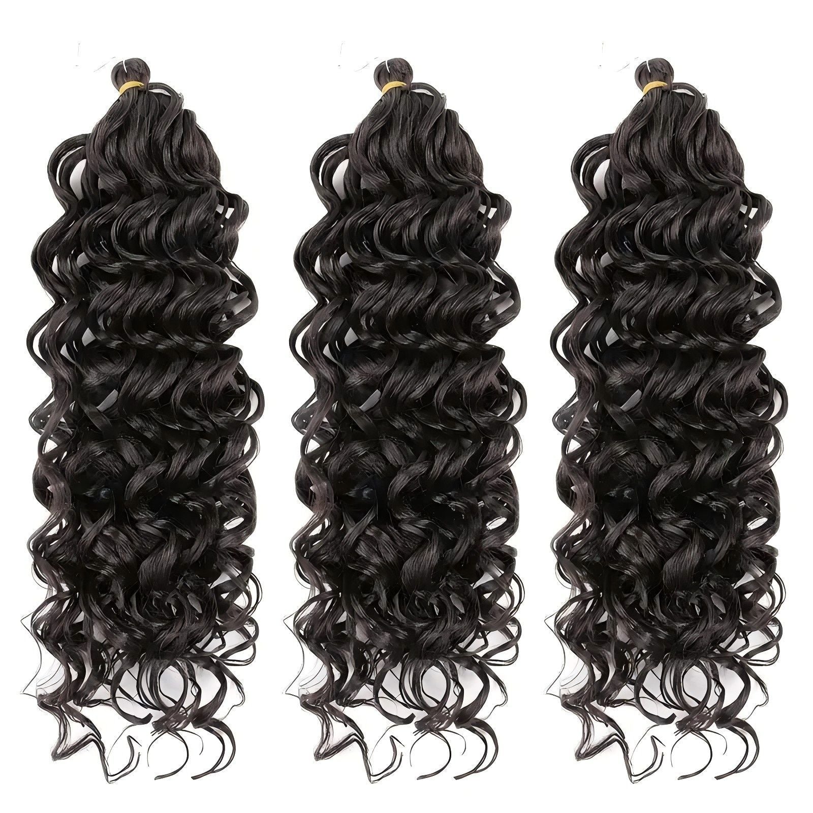 European and American Style Wig Hawaiian Curl Crochet Hair Hawaii Ocean Wave Braiding Hair20in90g