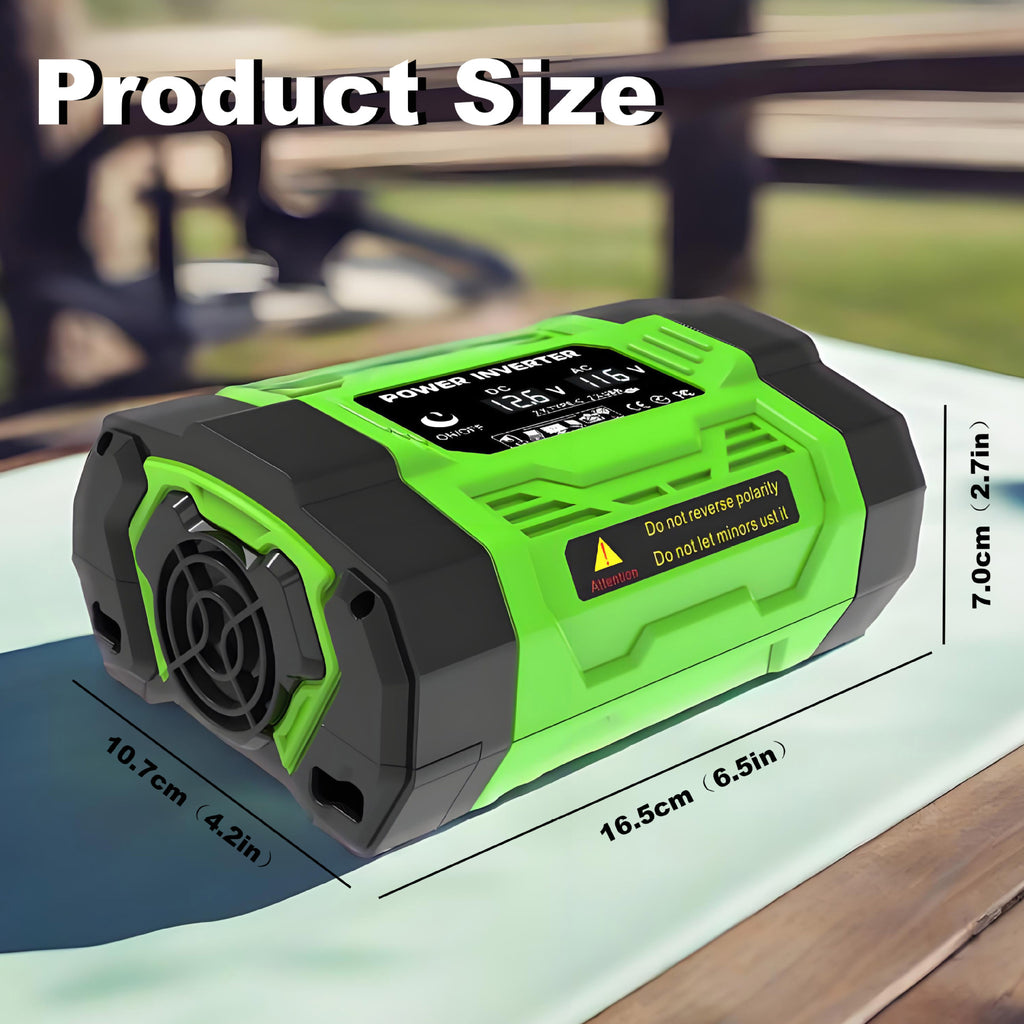 Vehicle Inverter200W300W600W12V Turn110V/220V With dual sockets USB/Type-C Converter