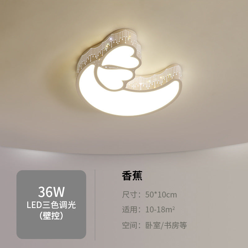 Children's Room Bedroom Lamp Boys Girls Pink Creative Cartoon Ceiling Lamp Cozy Romantic Room Lamp Master Bedroom Lamp