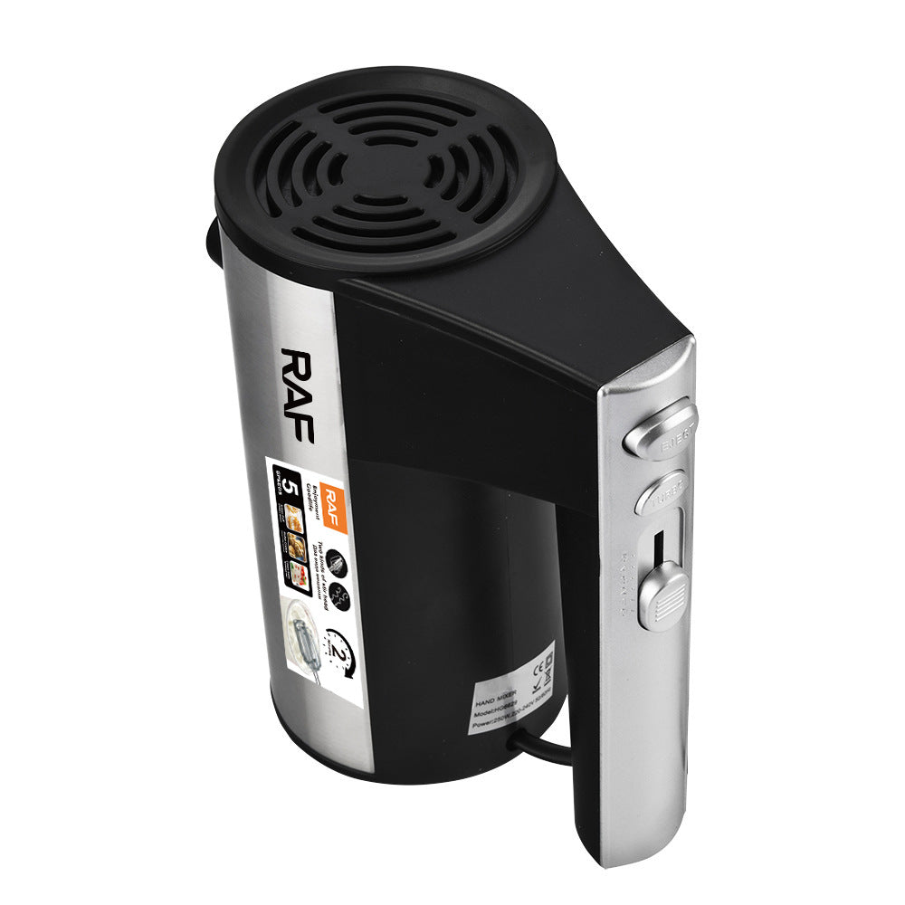 EU Standard Household Stainless Steel Egg Beater Electric Baking Cake Cream Whisk Handheld Mixer R.6629