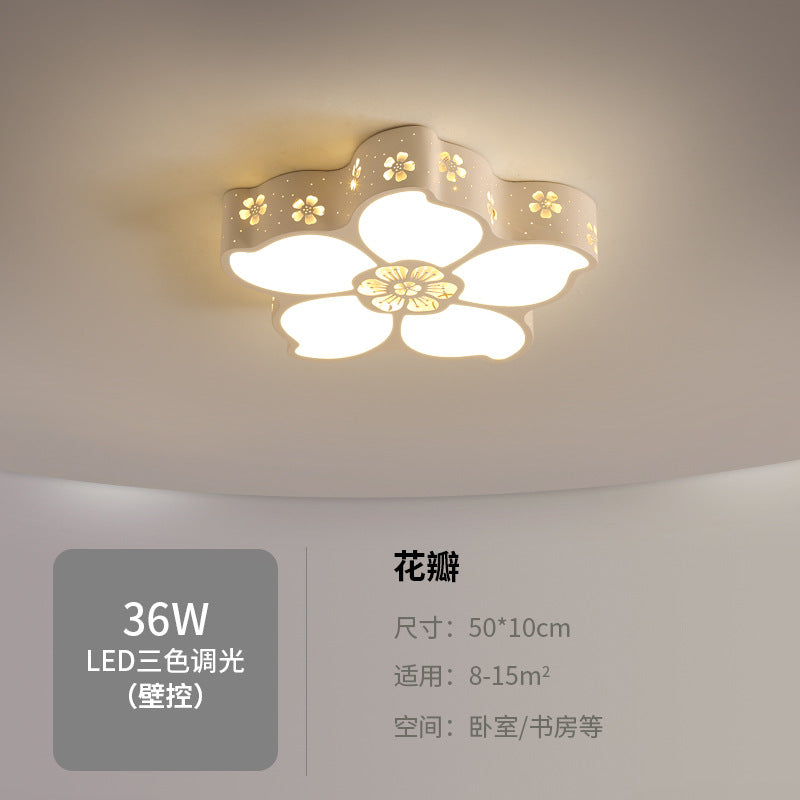New Bedroom Lamp Simple Fashion Children's Room Lighting Warm Romantic Living Room Decor Creative LED Ceiling Lamp
