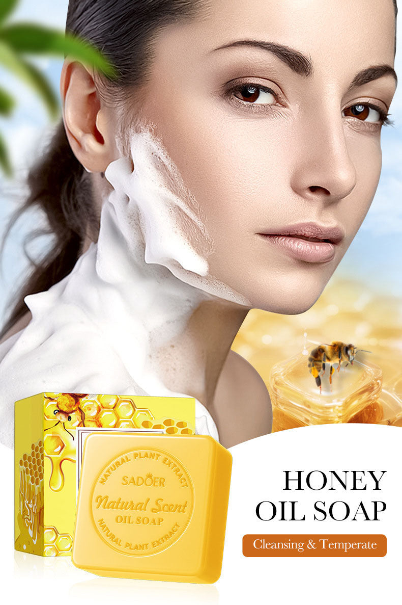 Full English Plant and Fruit Scented Soap100g SADOER Cleansing, Moisturizing Handmade Soap  Wholesale