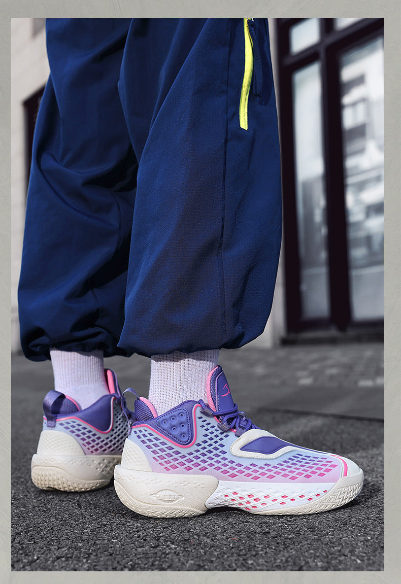 2025New Luminous Fashion Trend Casual Sports Shoes for Teenagers, Practical Grip, Non-Slip, Wear-Resistant Basketball Shoes