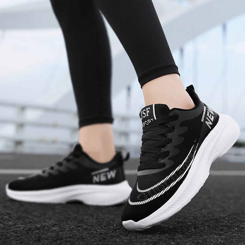 New Jogging Carbon Plate Running Shoes Men Women Couples Breathable Lightweight Marathon Training Outdoor Casual Sports Shoes