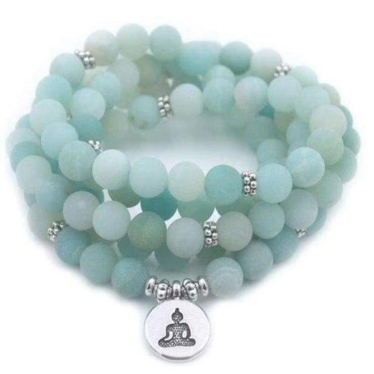 Amethyst Bracelet Men's Volcanic Stone Long Blue Point Bracelet Pyrite White Pine Braided Bracelet