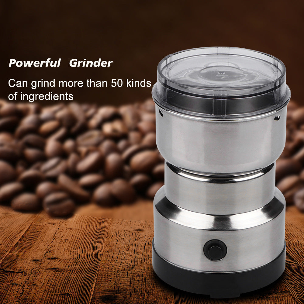 RAF European and American Standard Electric Coffee Grinder Dry Grinder Home Use Lightweight Grinding Cup Portable Coffee Bean Grinder